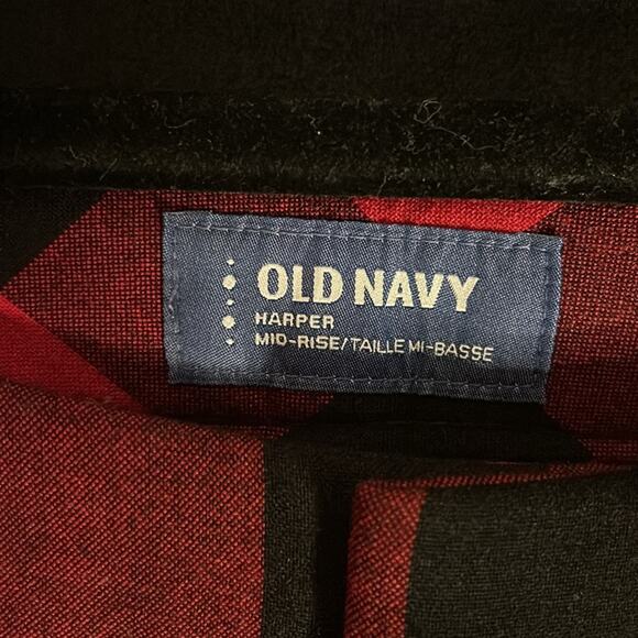 Red Buffalo Plaid Lined Pants | Holiday Party Punk Chic | Size 6 - Picture 2 of 6